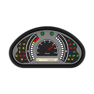 BC204 Instrument Cluster Construction Vehicles